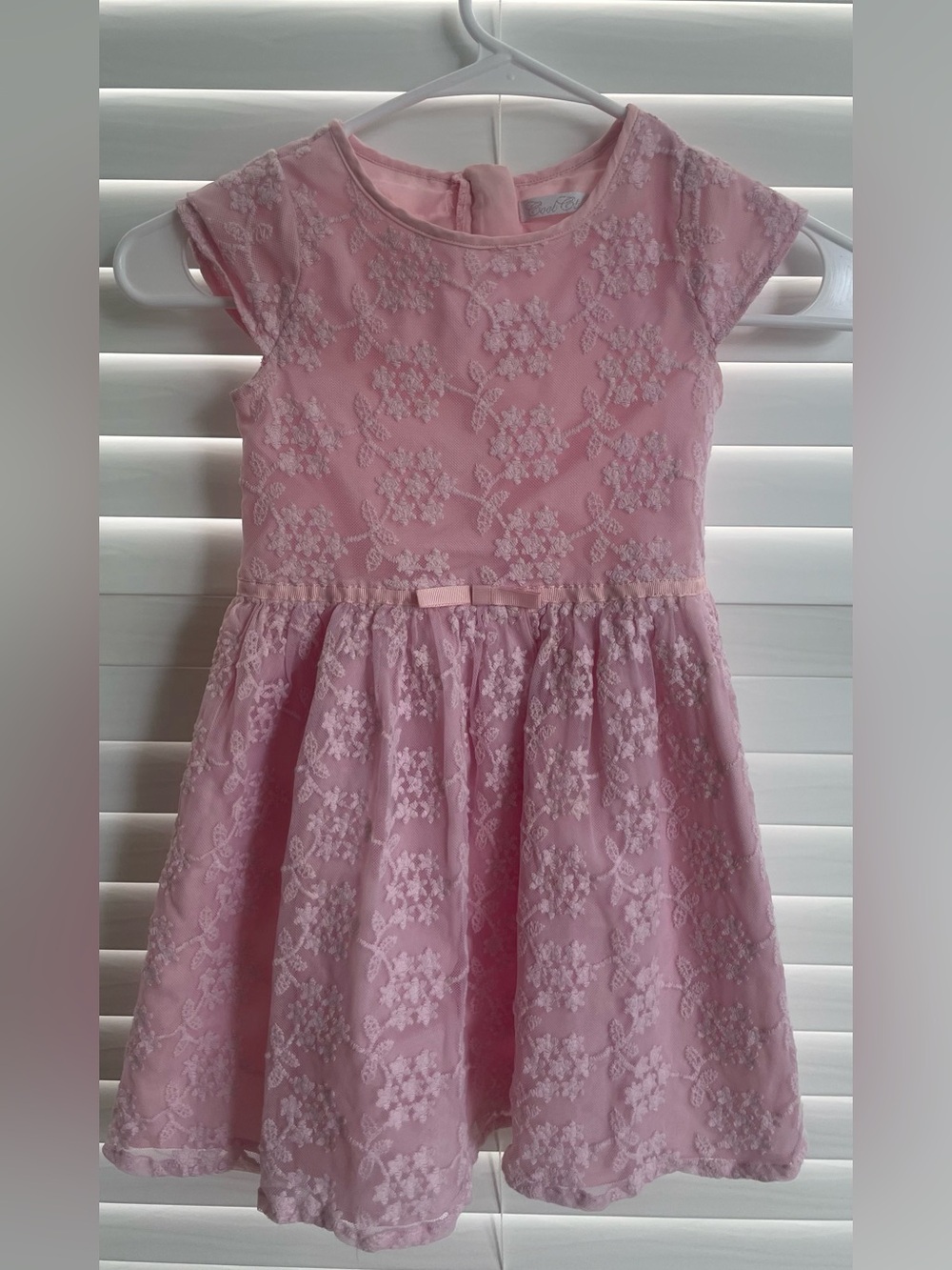 Charter Club Pink Lace Fit-and-Flare Party Dress